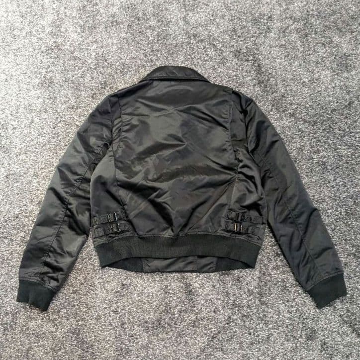 MUVEIL WORK　ミュベール　ナイロン　ライダースジャケット
