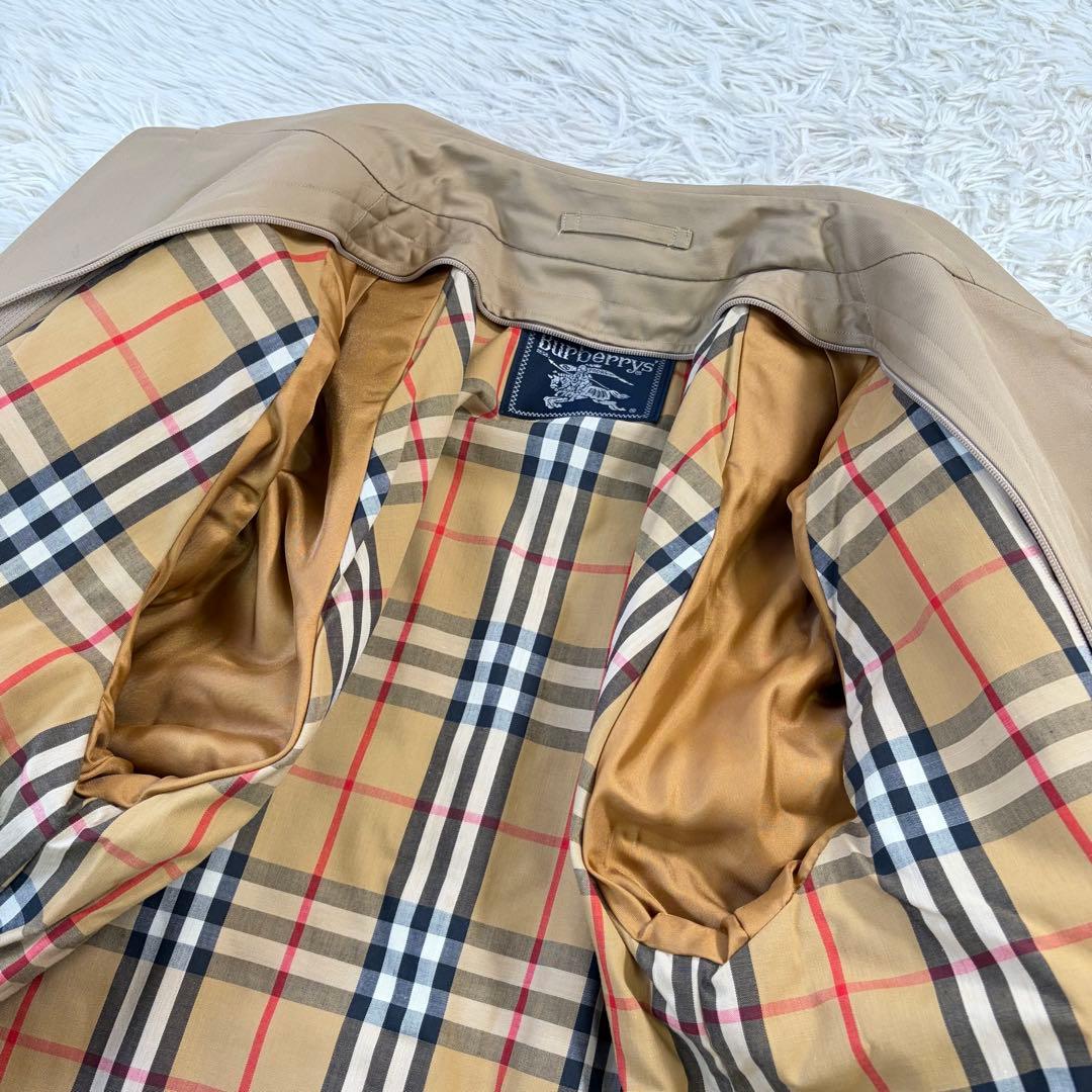 極美品✨バーバリー　ステンカラーコート ノバチェック ライナー付 ベージュ