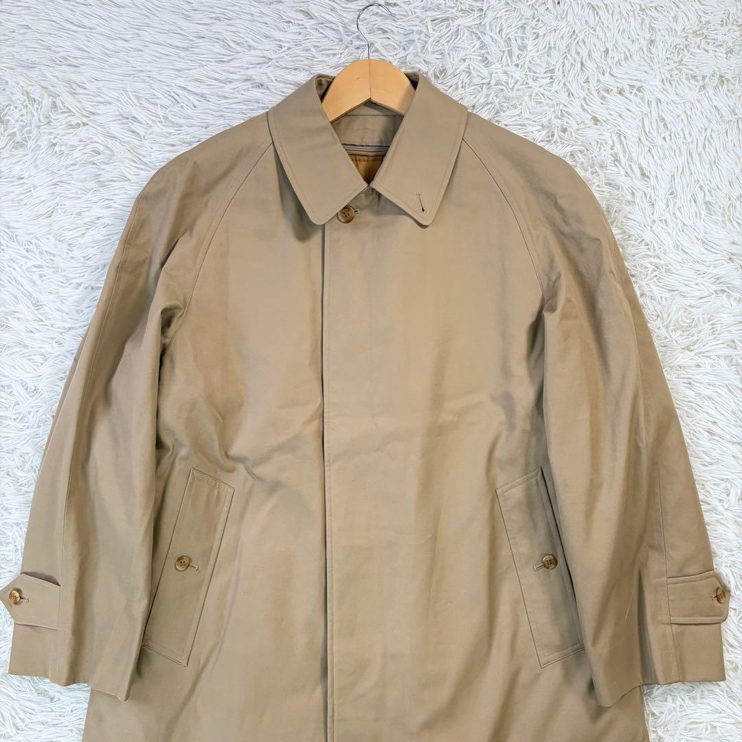 極美品✨バーバリー　ステンカラーコート ノバチェック ライナー付 ベージュ