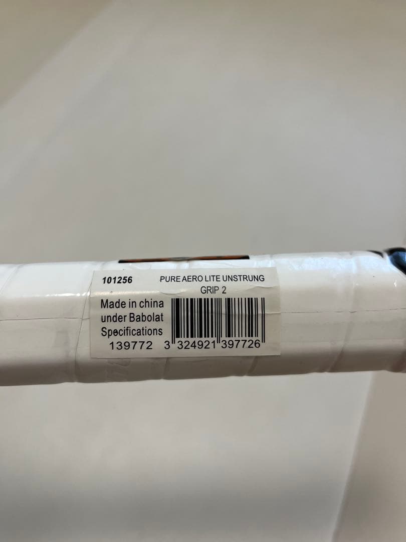 ラケット(硬式用) BabolaT PURE AERO LITE UNSTRUNG