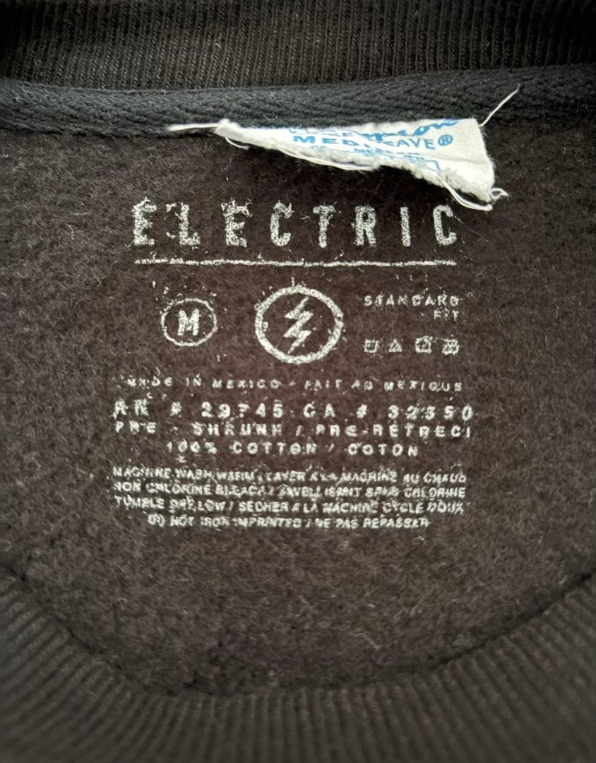 electric golf 初期 チャンピオン リバースウィーブ 黒 XL