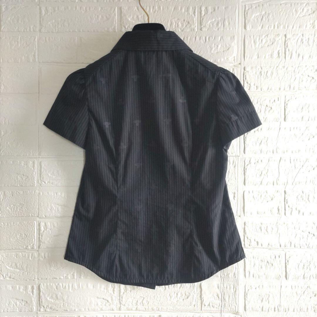 美品✨Vivienne Westwood 　オーブ　ストライプ　 シャツ 総柄
