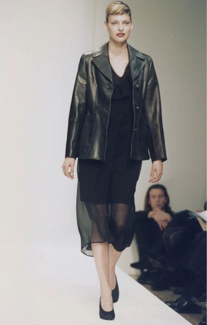 ジャケット・アウター FW1994 PRADA WOMEN LEATHER JACKET