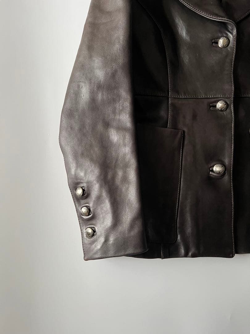 ジャケット・アウター FW1994 PRADA WOMEN LEATHER JACKET