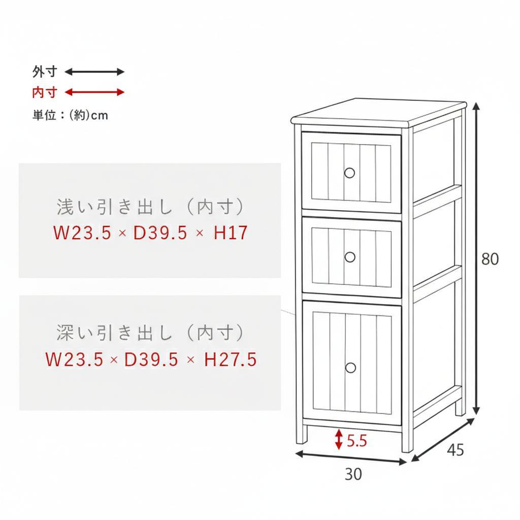 送料無料【新品】シャビー　チェスト アウトレット