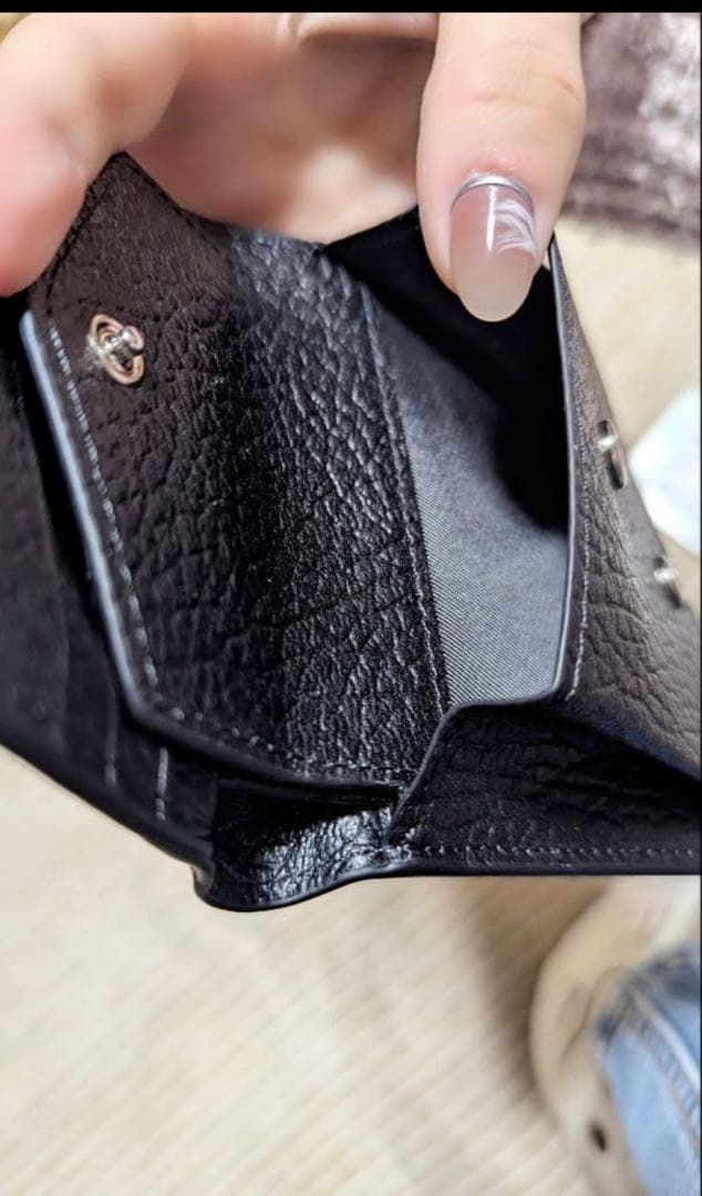 新品未使用品Maison Margielaレザー 二つ折り財布