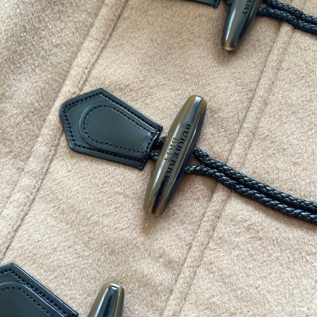 極美品 現行BURBERRY 2wayダッフルコート メガチェック ファー