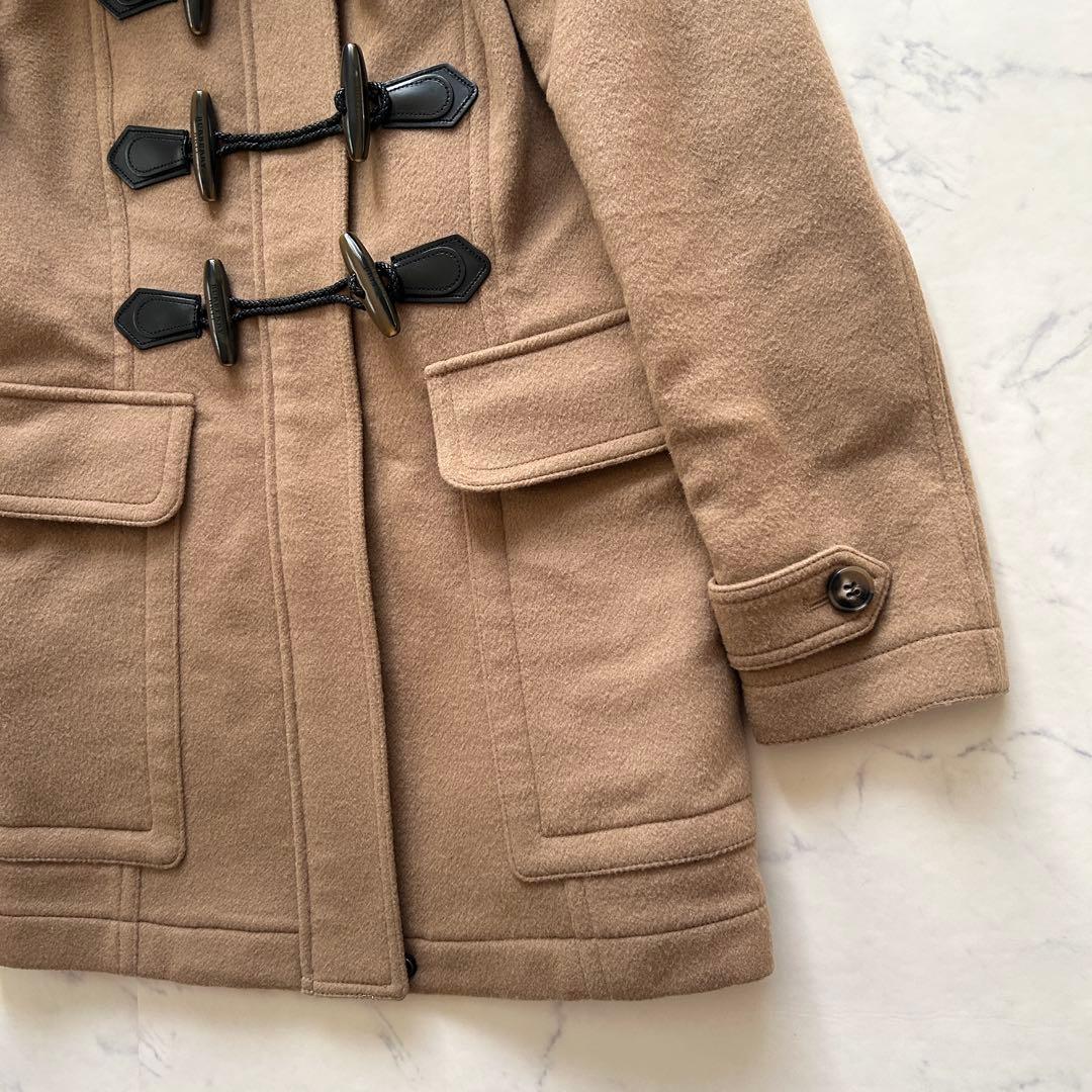 極美品 現行BURBERRY 2wayダッフルコート メガチェック ファー