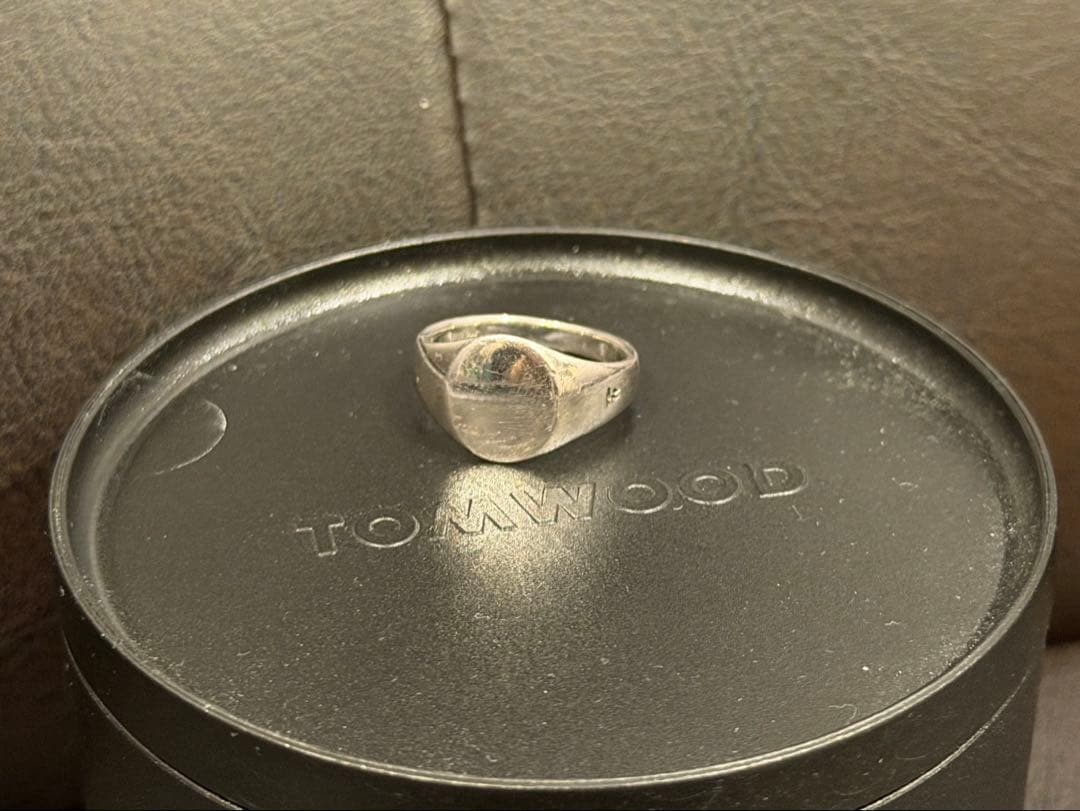 トムウッド Tom Wood Mini Signet Oval Ring 50