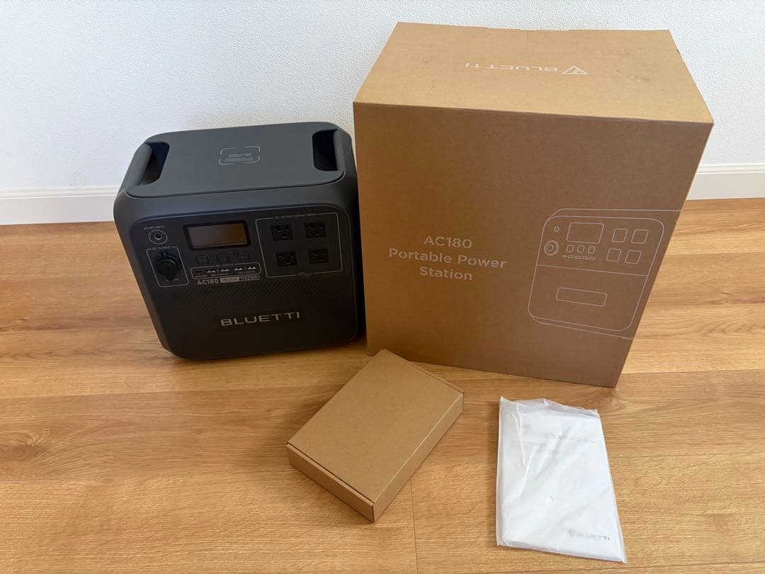 【超美品】BLUETTI AC180 ポータブル電源 1800W 1152Wh