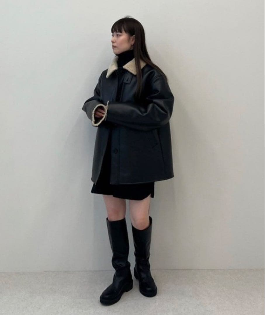 anuke/アンヌーク　Boa Flight Jacket 36