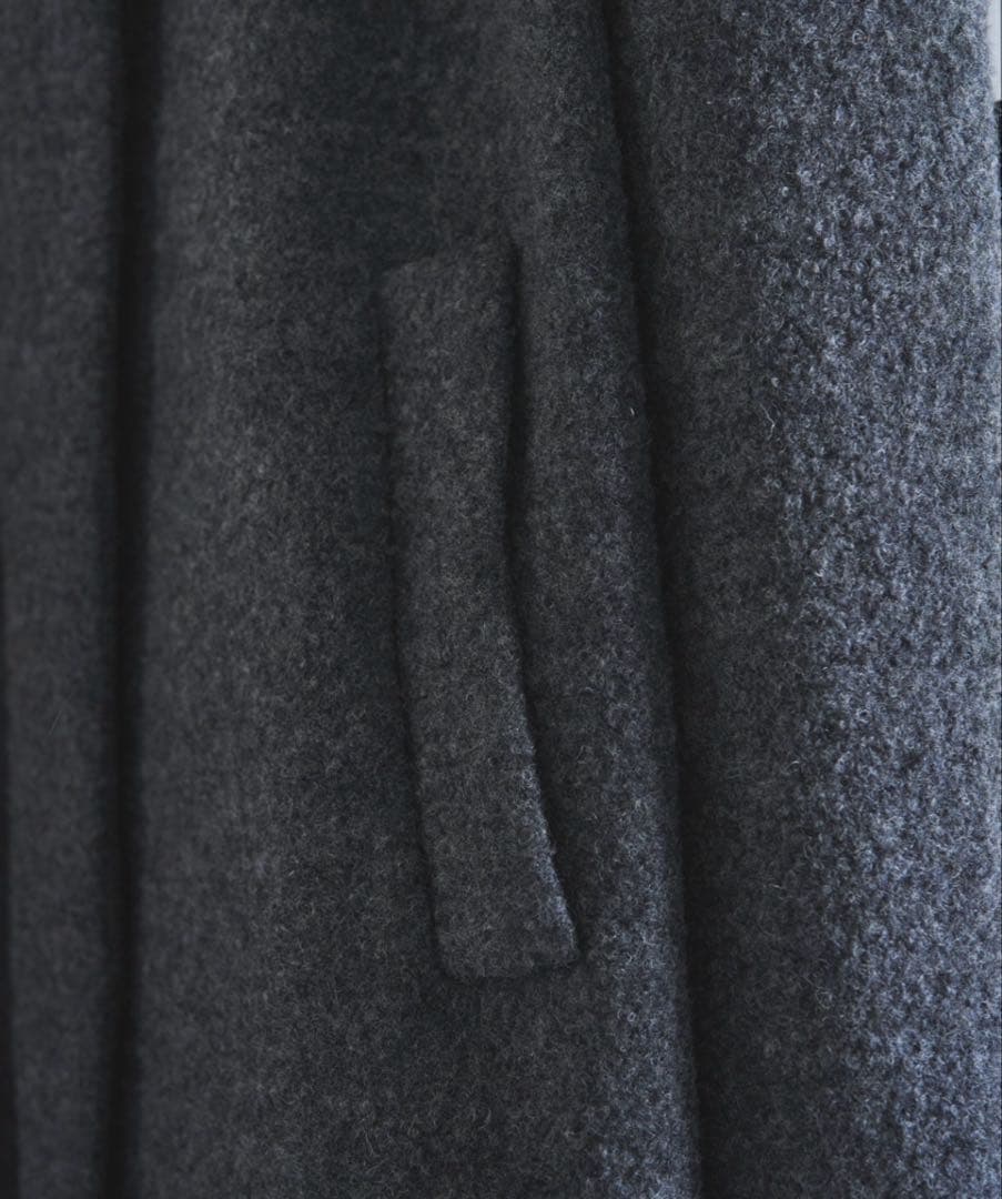 今季 anuke アンヌークCollarless Cocoon Coat 38