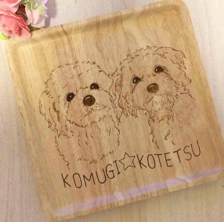 確認୨୧⑅*.表札＆コースター2枚