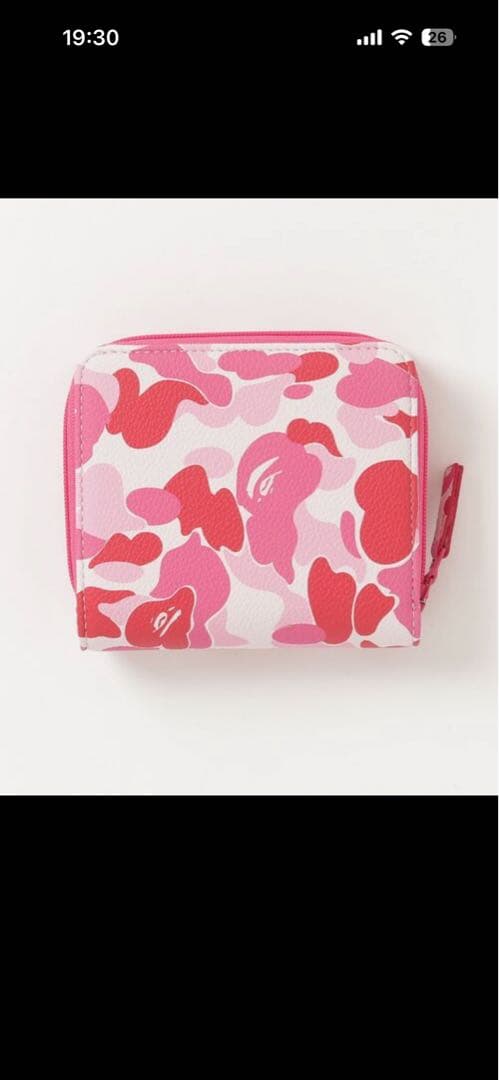 【新品】A BATHING APE ABC CAMO MINI WALLET