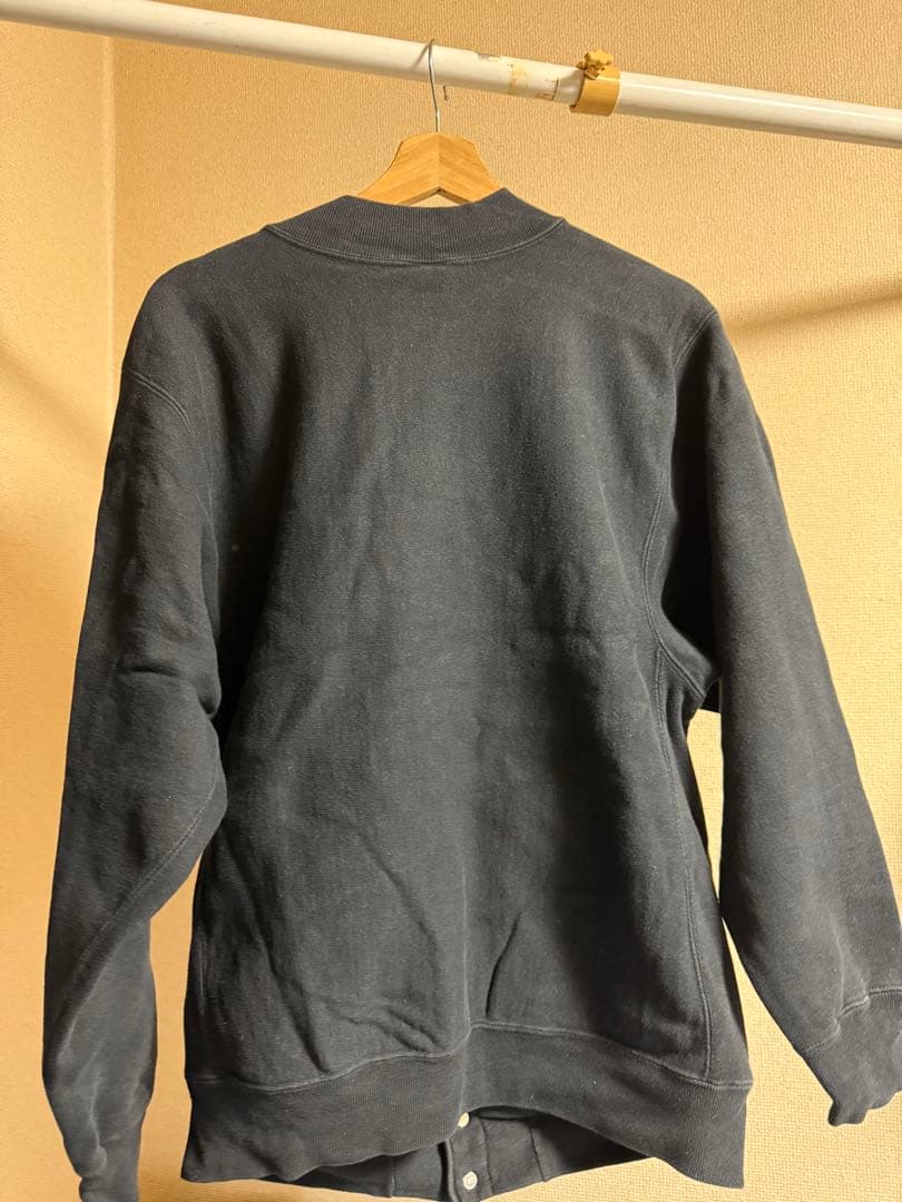 90's チャンピオン　スナップカーディガン　黒