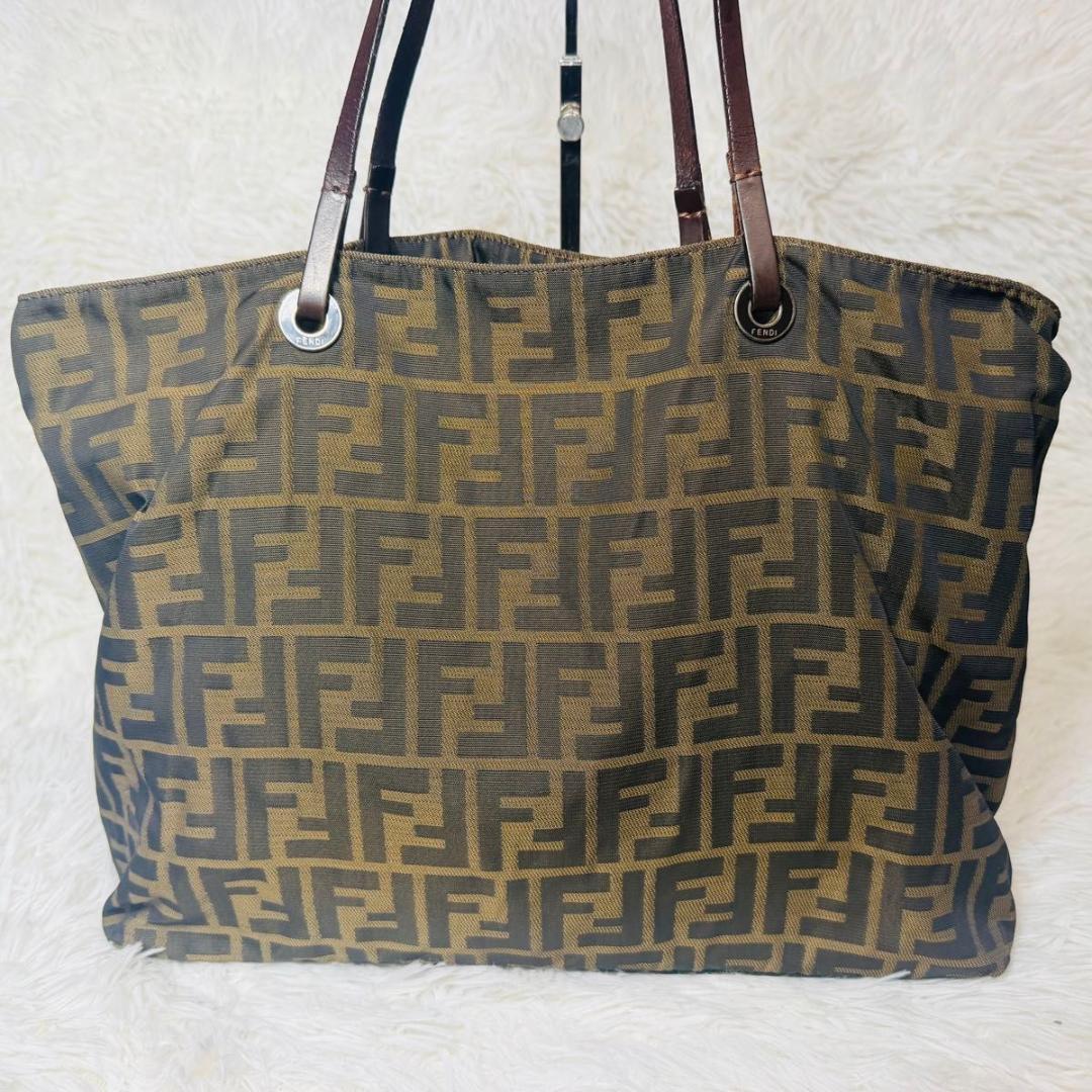 FENDI フェンディ トートバッグ ズッカ柄 オールドフェンディ A4収納可