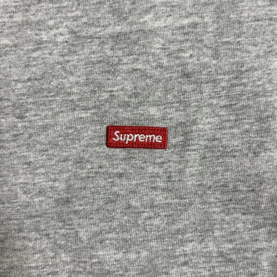 Supreme Small Box Logo L/S Tee グレー L