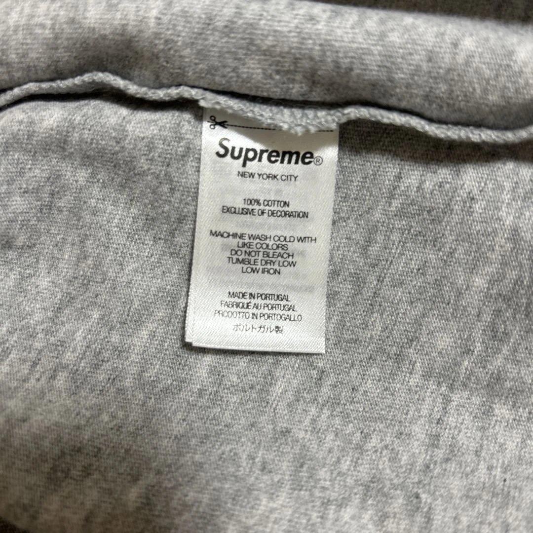 Supreme Small Box Logo L/S Tee グレー L