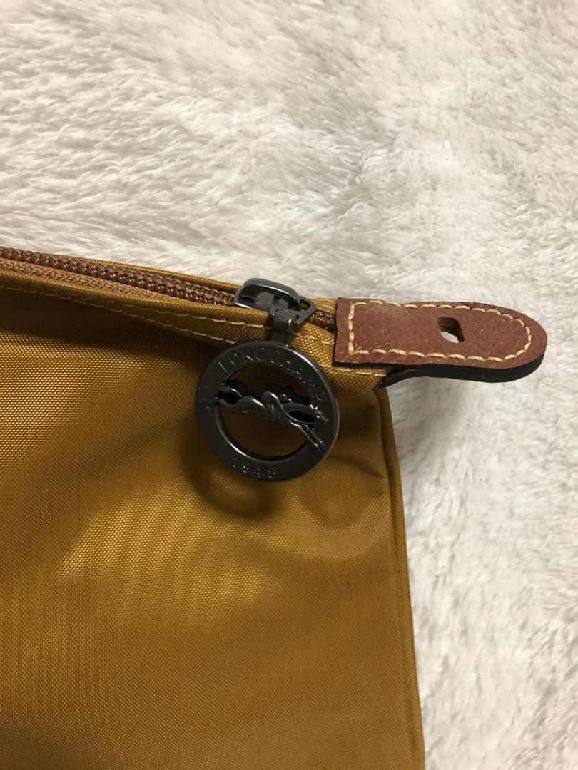 未使用 正規品 Longchamp ロンシャン ナイロン トートバッグ レザー