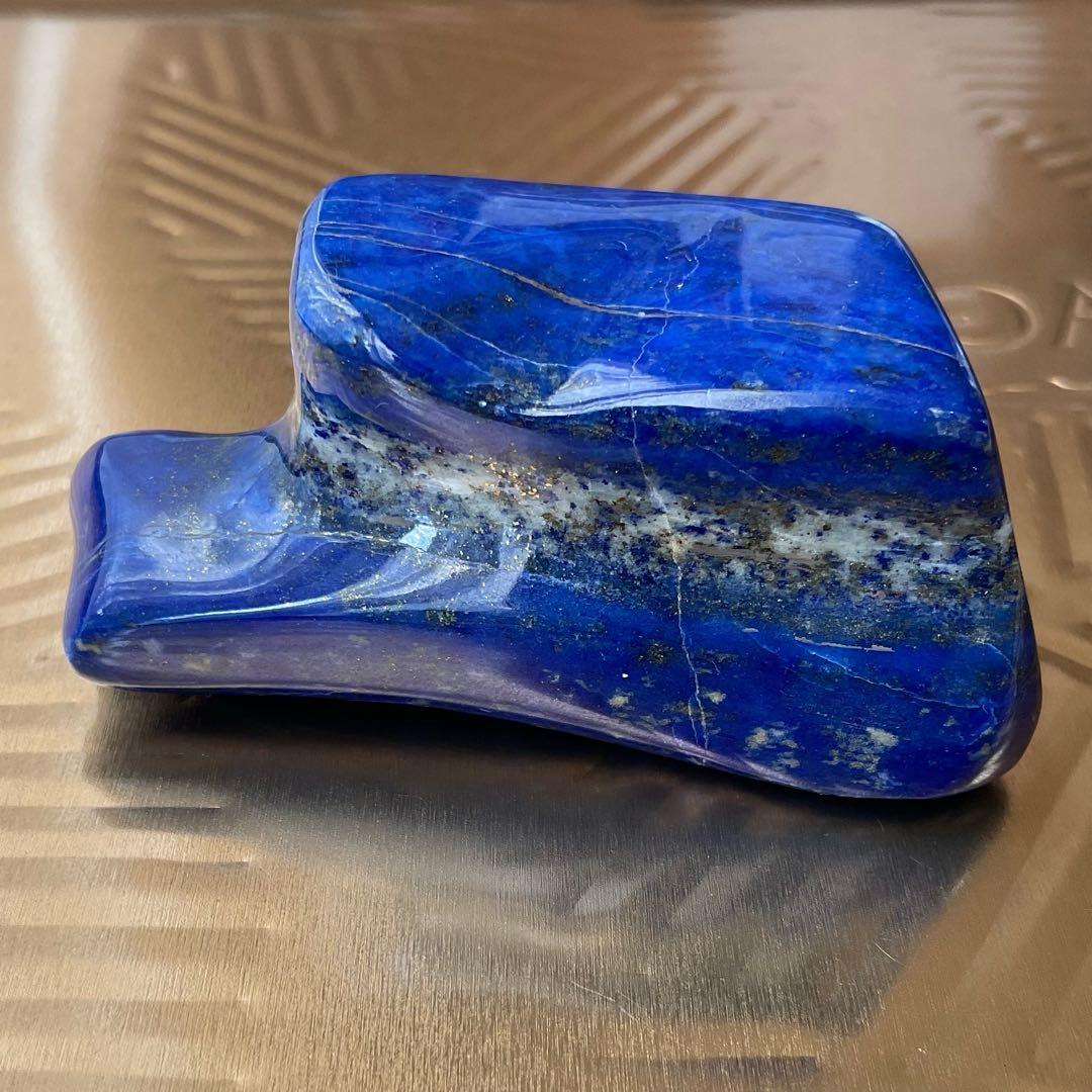 【あ】ラピスラズリ114ｇ 原石 アフガニスタン産 天然石　インテリア