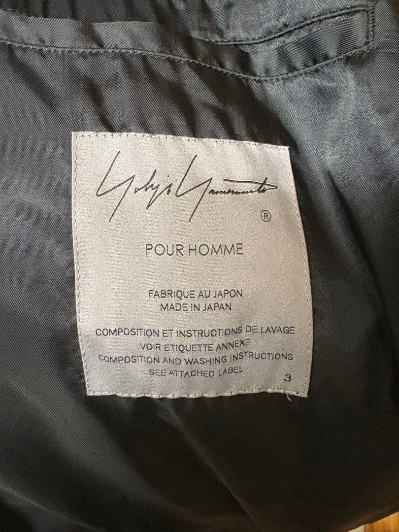 【美品】yohji yamamoto pourhomme 23aw モッズコート