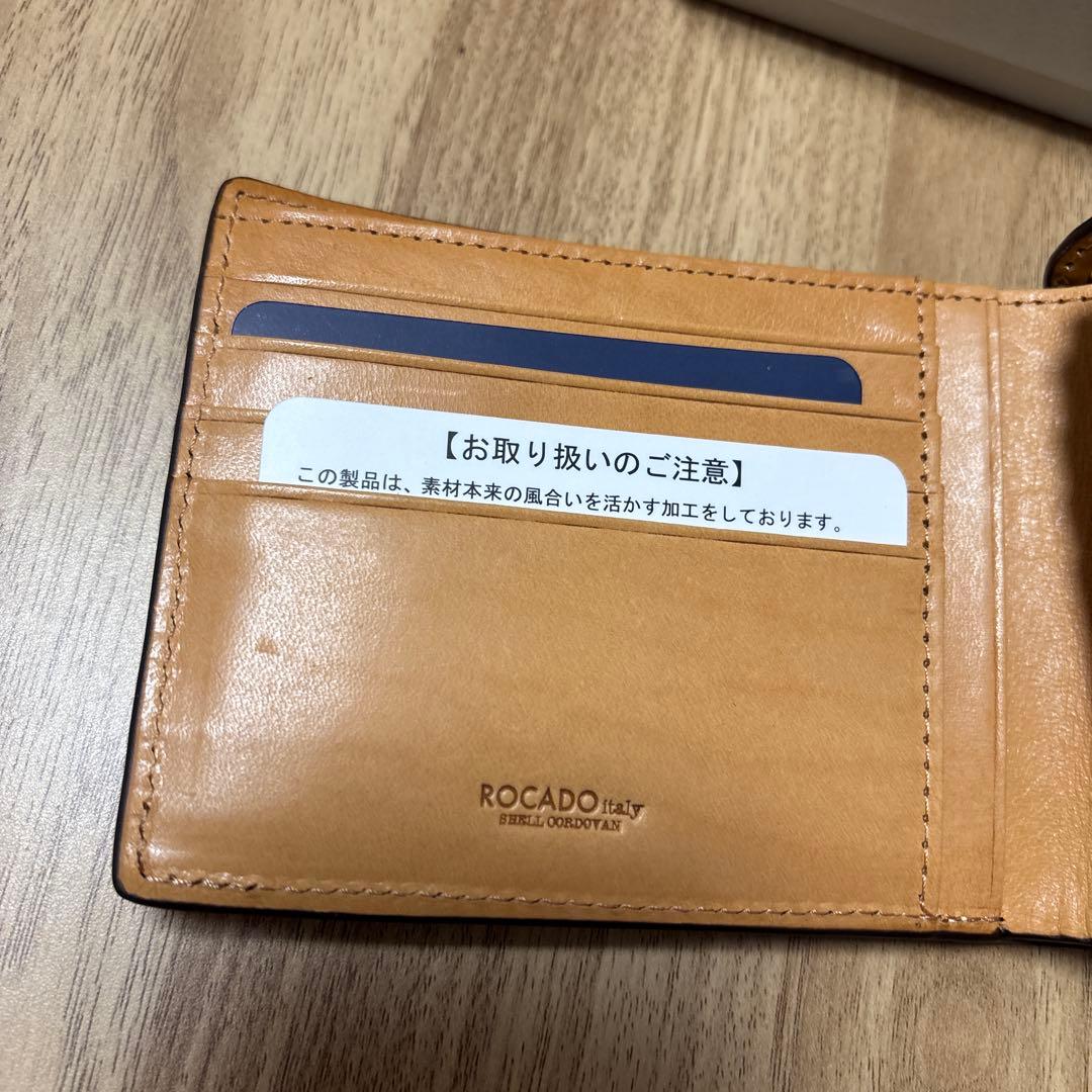 ROCADOロカド シェルコードバン 2つ折り財布