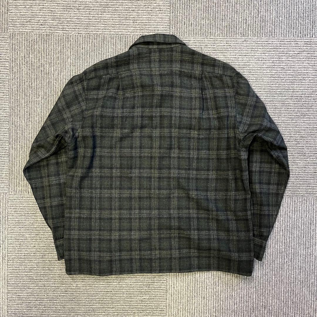 60s Pendleton ボードシャツ レアカラー size L ブラック