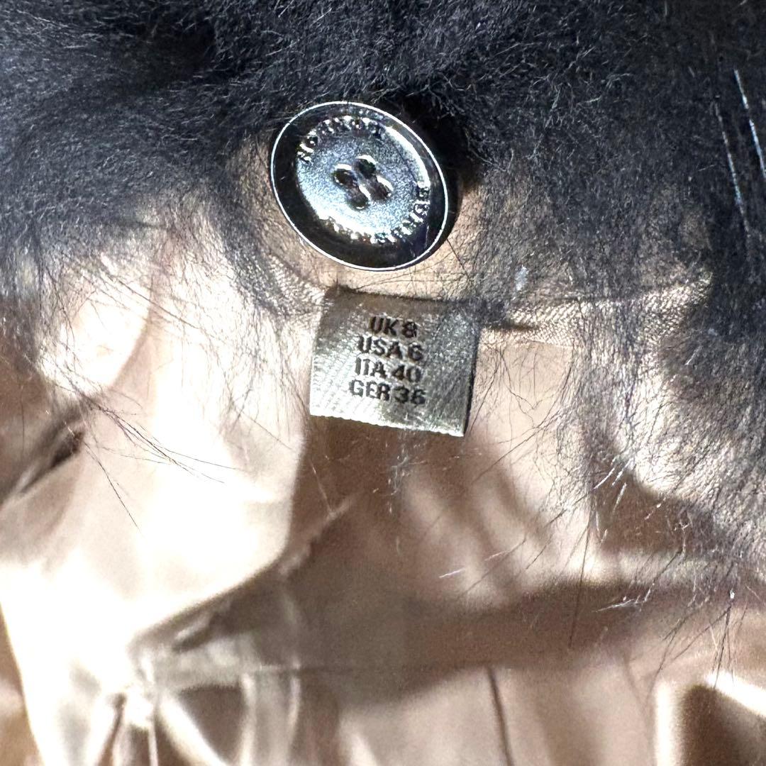 カシミヤ混●バーバリー ロンドン ウール コート ノバチェック BURBURRY