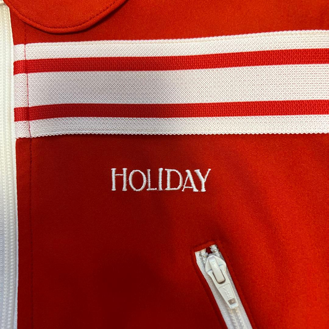 新品未使用 2025ss HOLIDAYホリデイ TRACK JACKET 赤