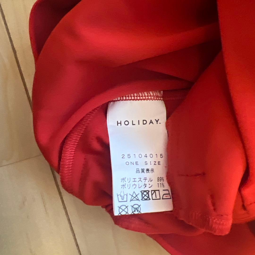 新品未使用 2025ss HOLIDAYホリデイ TRACK JACKET 赤