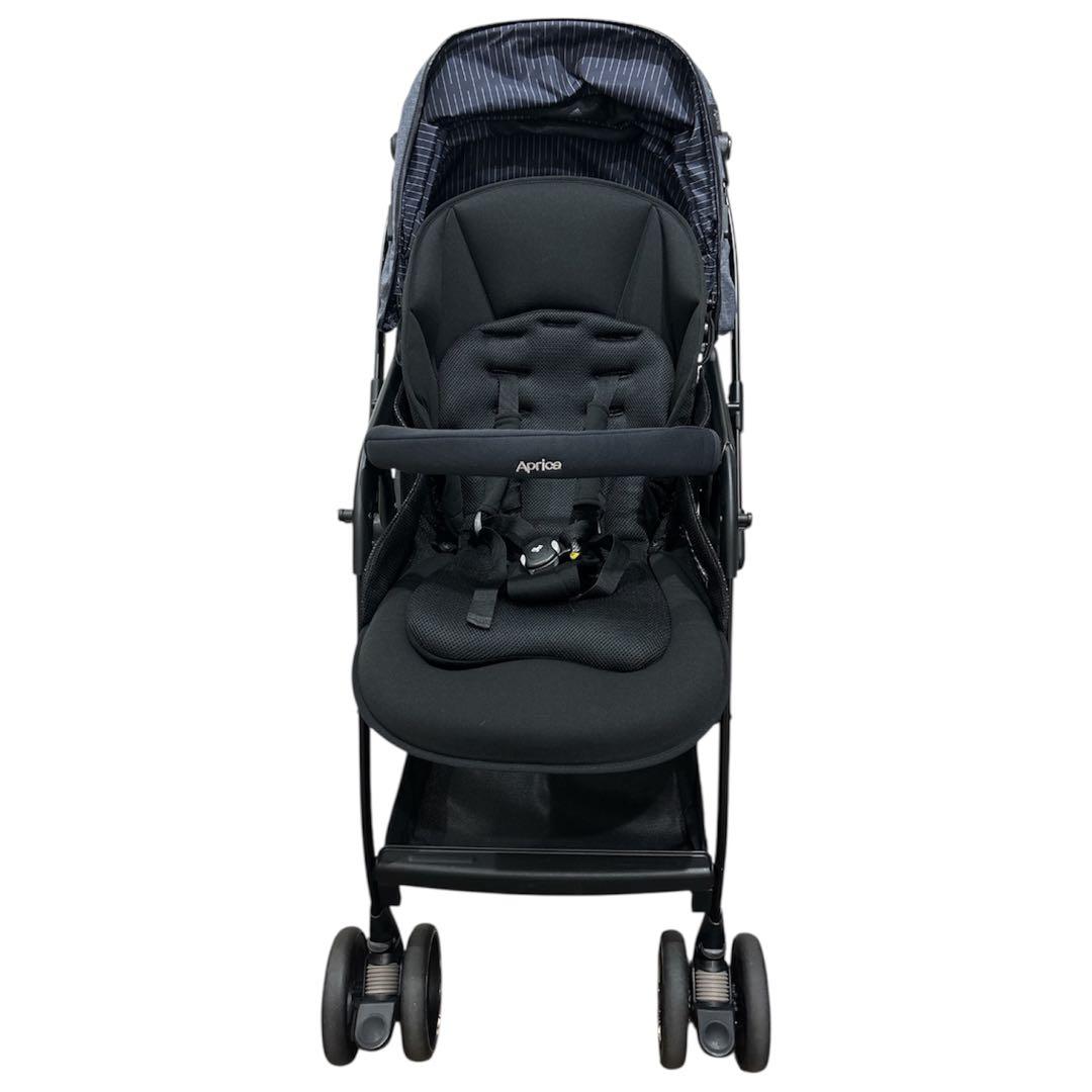 【美品】Aprica オプティア クッション グレイス ダークネイビー AB型