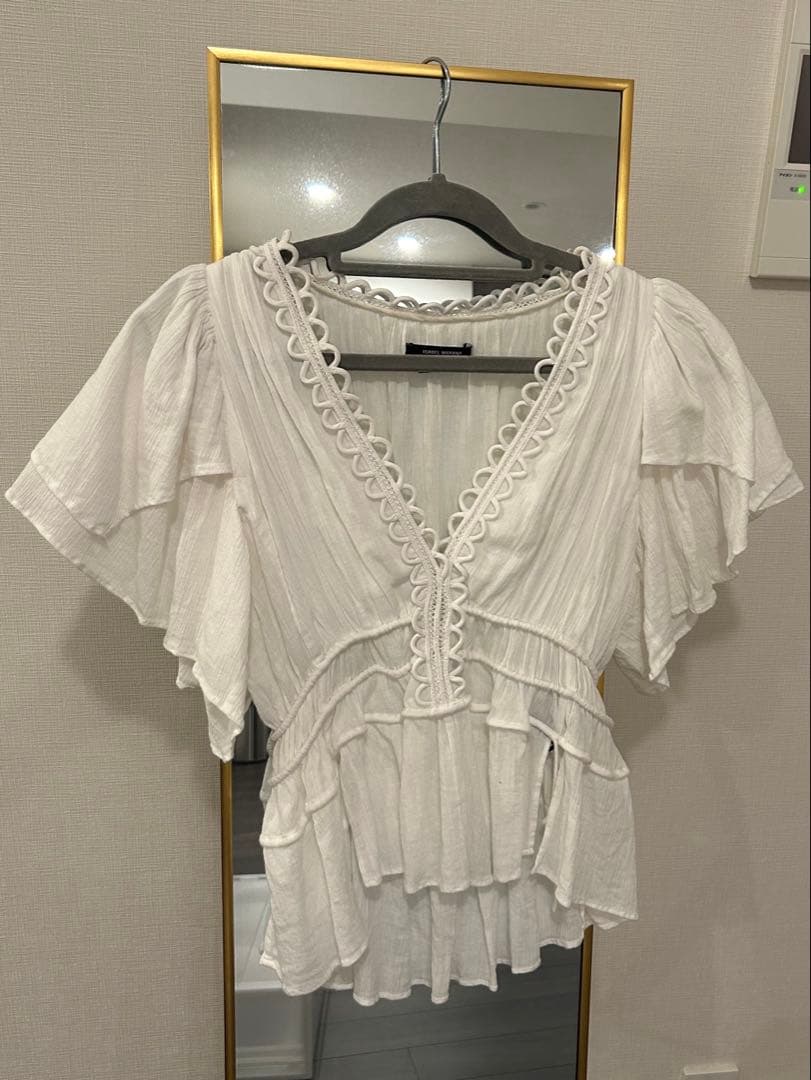 【値下げ★美品】ISABEL MARANT ブラウス　レディース　ホワイト
