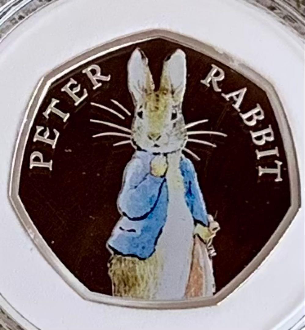 2019年 ピーターラビット プルーフ銀貨 ビアトリクスポター
