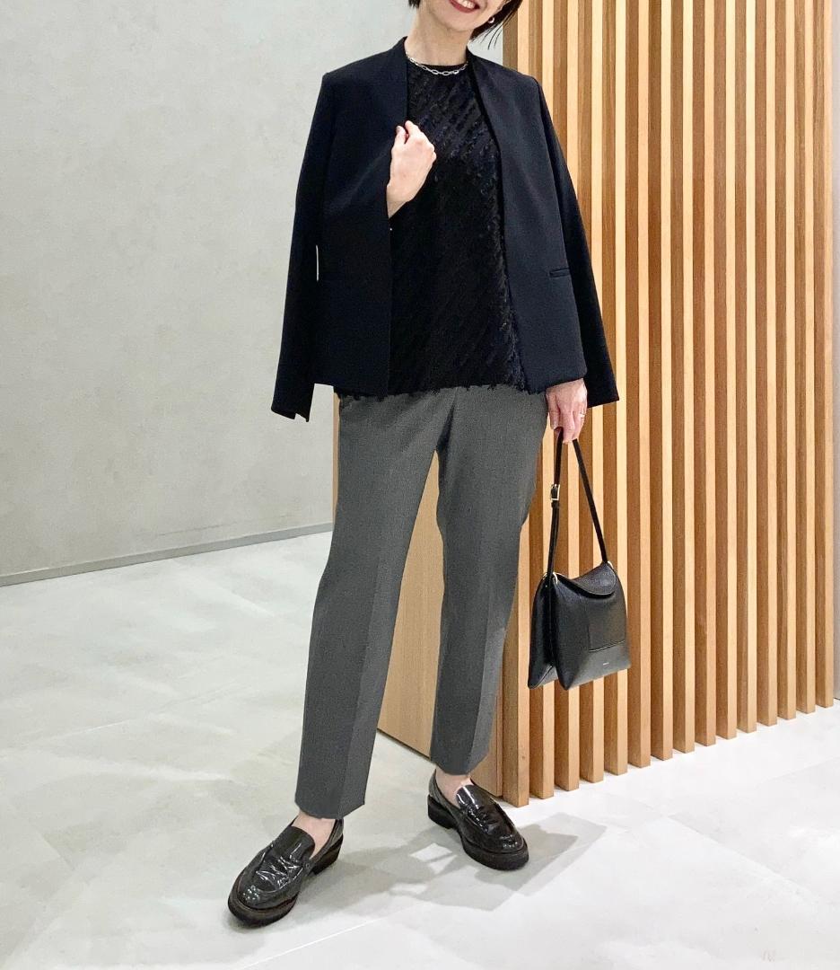 theory luxe 25AW ジャガードブラウス 辻直子