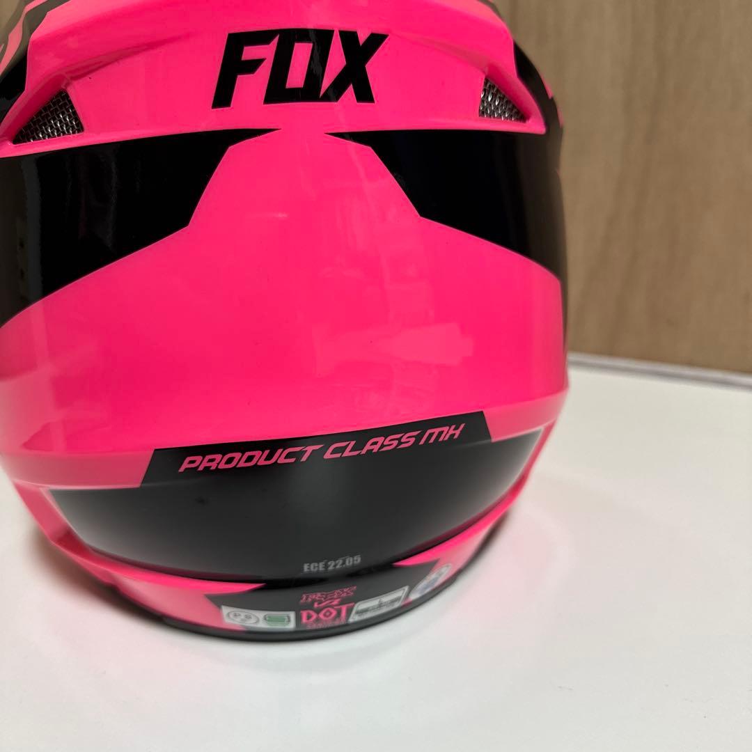 FOX モトクロス　ヘルメット　Lサイズ　ピンク　V1 59-60 オフロード