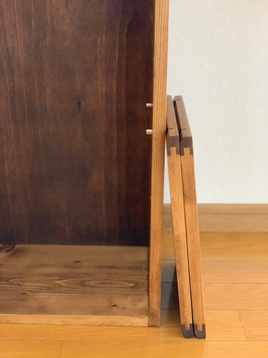 【無垢材】カフェラック　本棚　食器棚