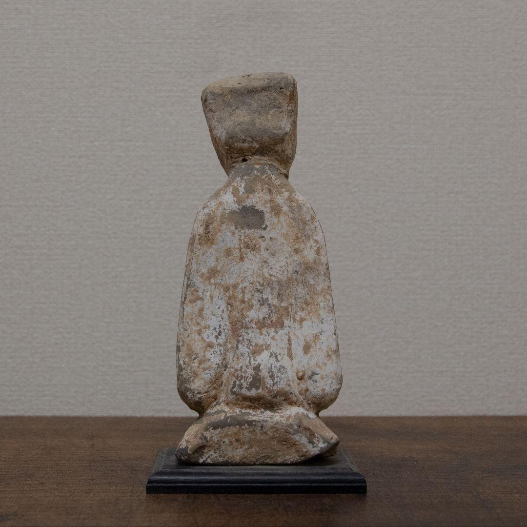 漢　陶俑　加彩　古美術　中国