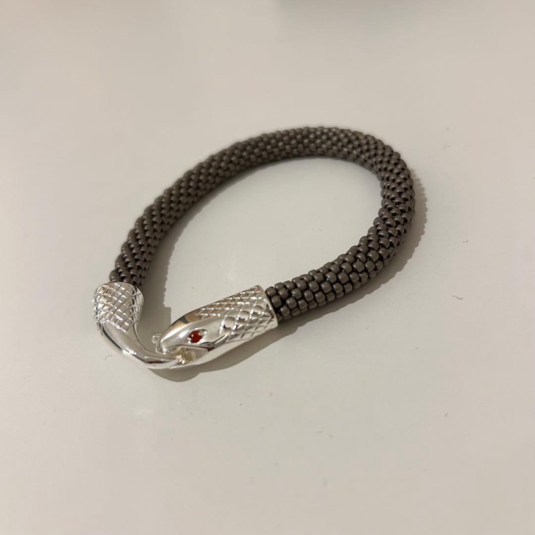 PRIMA! gray 蛇モチーフ ブレスレット