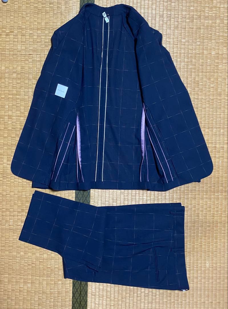 【bunsan】カスリライトウェイト　スーツ　Paul Smith