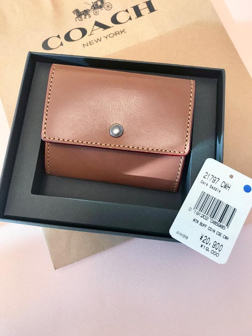 atom 新品COACH  ケース ウォーター バッファロー レザー