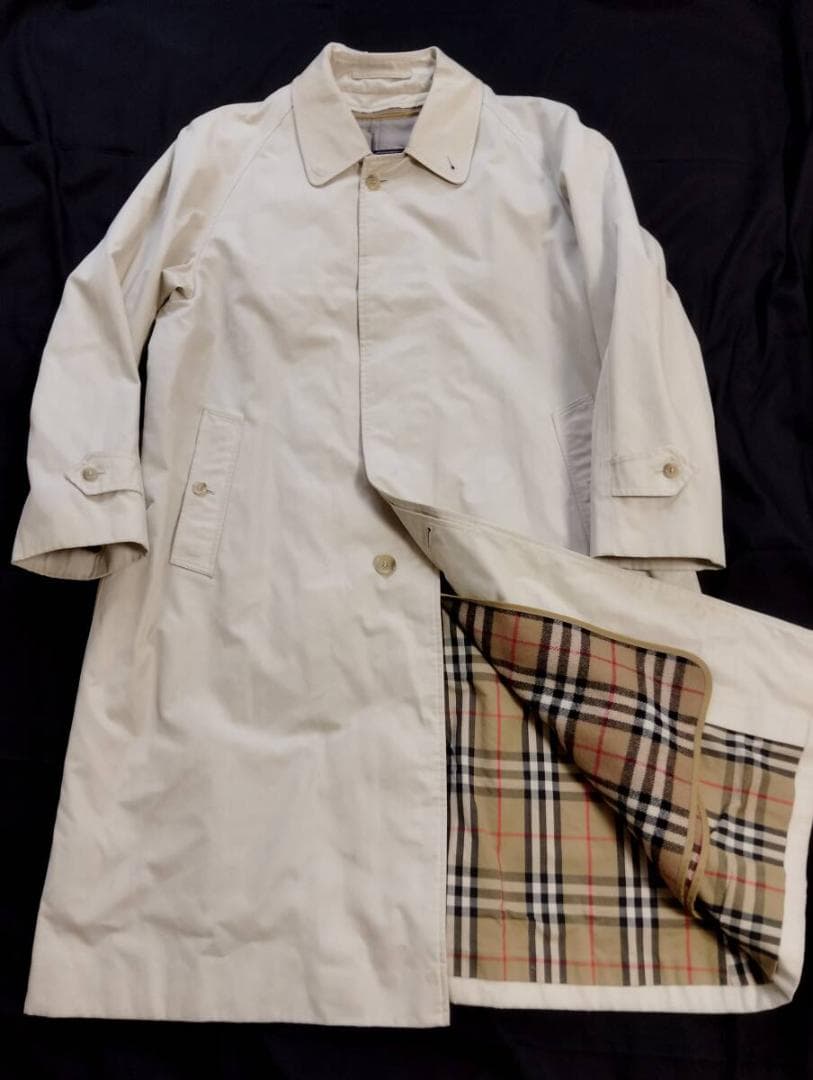 バーバリーBurberry OLD ライニング付き　ステンカラーコート