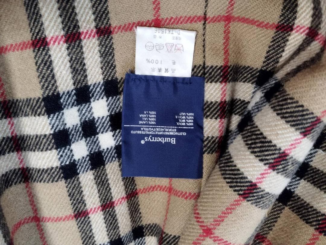 バーバリーBurberry OLD ライニング付き　ステンカラーコート