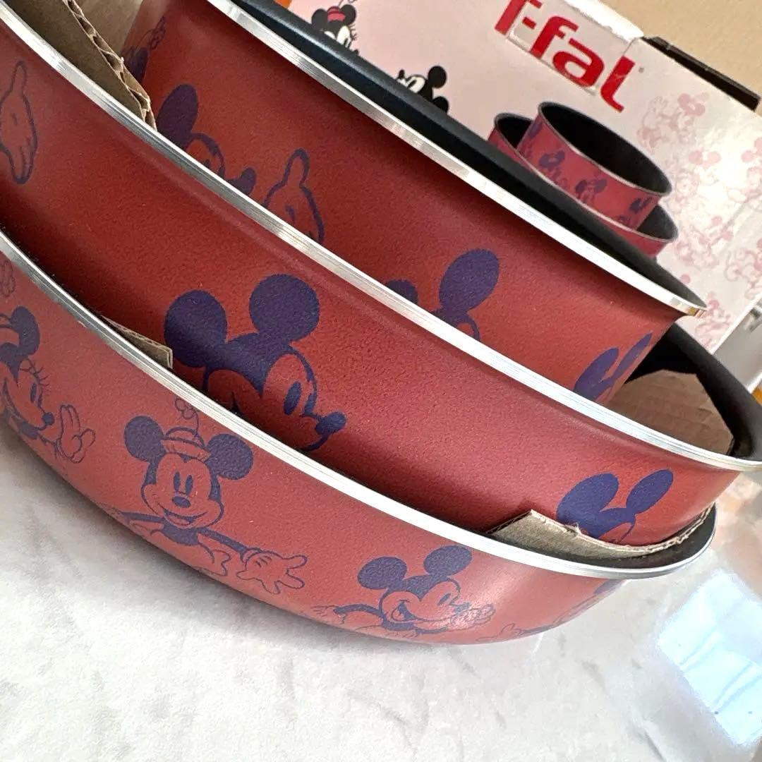 新品⭐︎T-fal ミッキー＆ミニー 鍋・フライパンセット 6点
