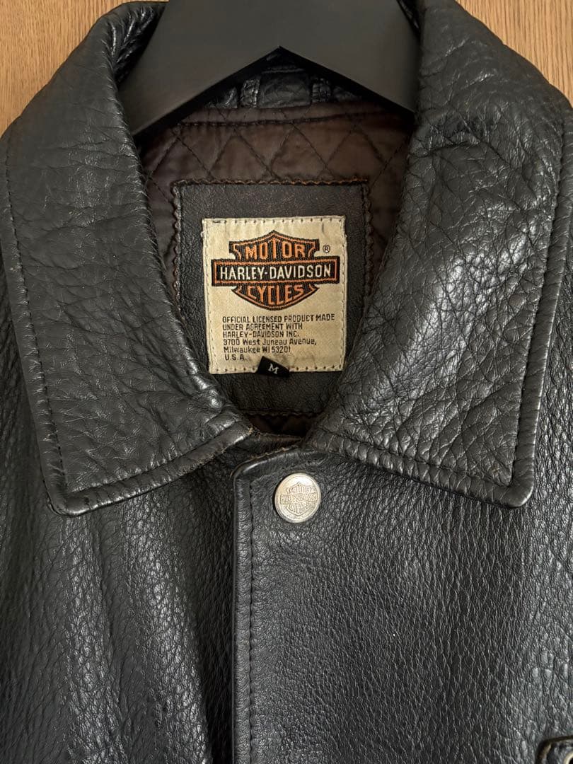 【Harley-Davidson】　ポリスマン　レザージャケット　90年代