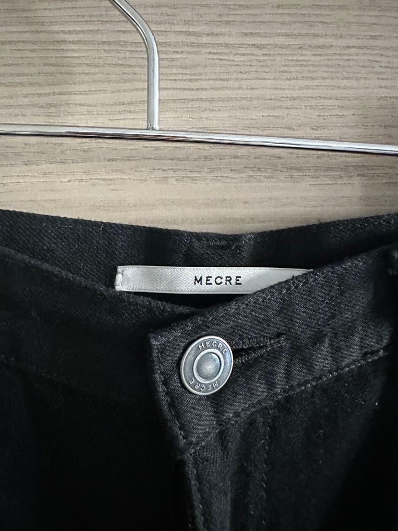 MECRE デニムパンツ　　ブラック　Mサイズ