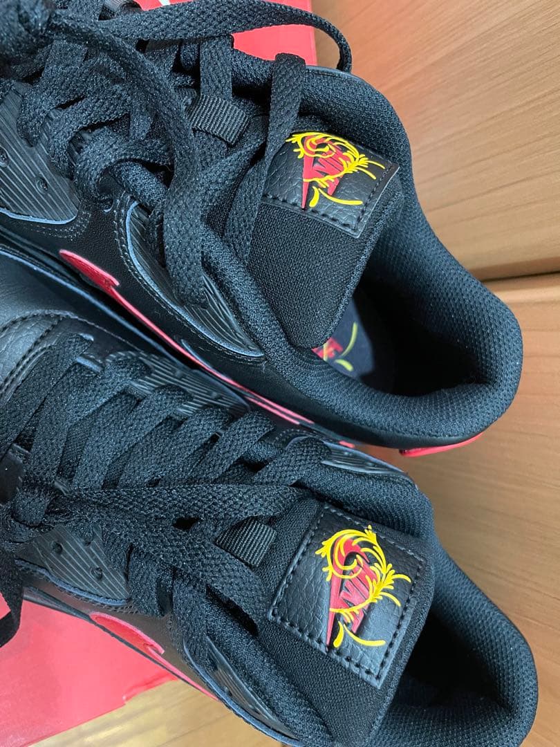 NIKE エアマックス90 ロシアン フローラル ブラックレッド 27.0cm