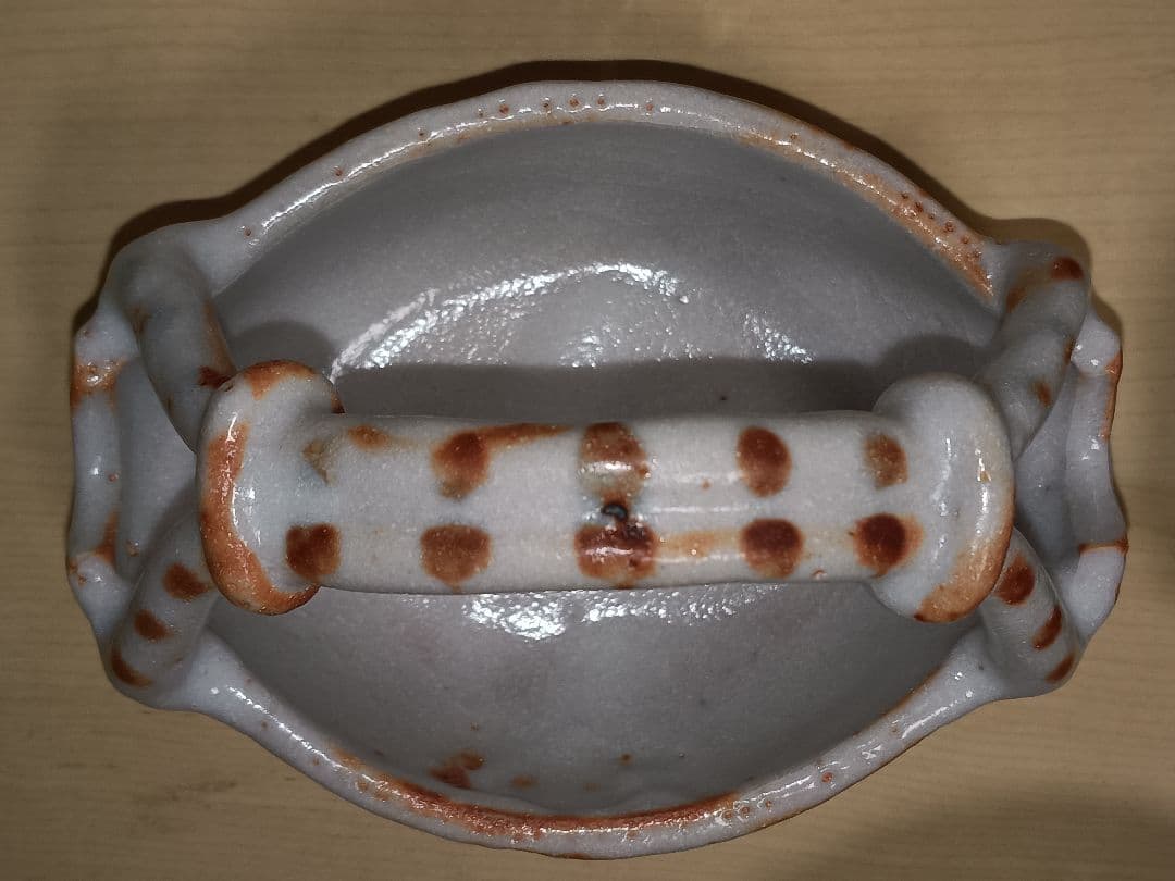 加藤卓男 志野 篭形 向付 新品 5客 セット 箱付き