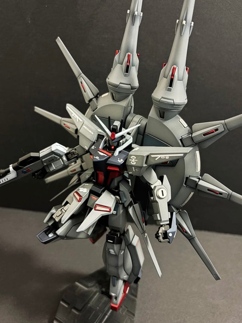 せ*り様 HG レジェンドガンダム　全塗装完成品　台座付属