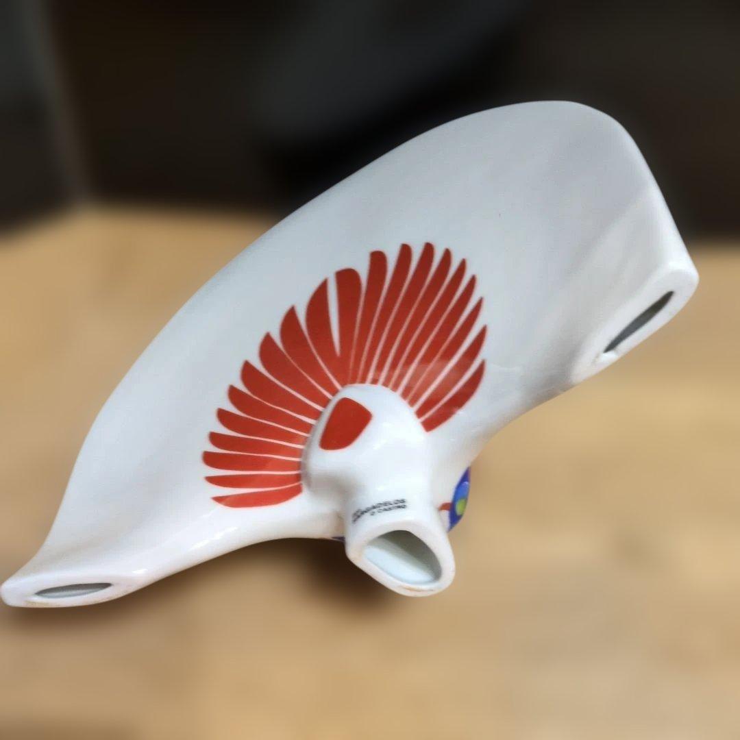 ◯サルガデロス　陶器製　孔雀　置物オブジェ