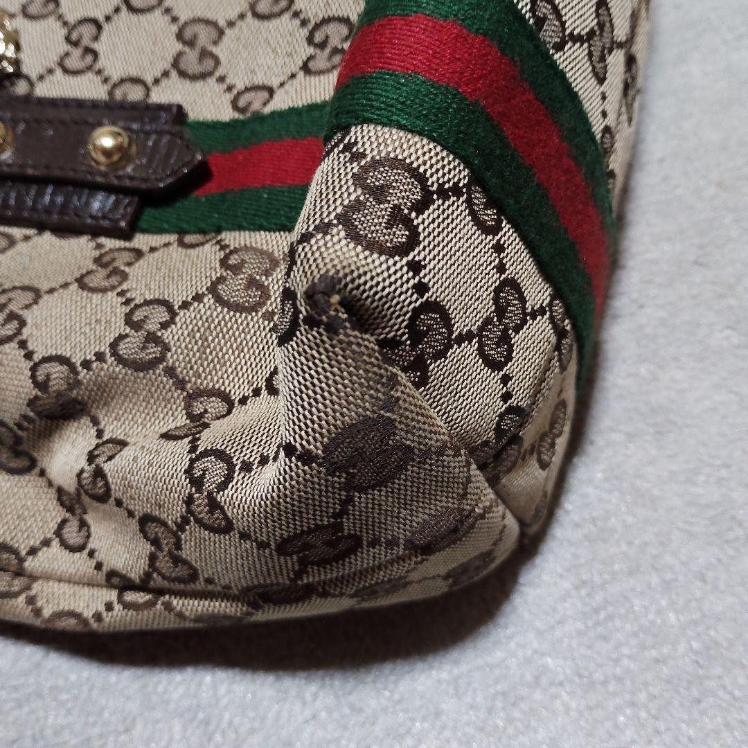 《鑑定済☆正規品》GUCCI シェリーライン ミニトートバッグ